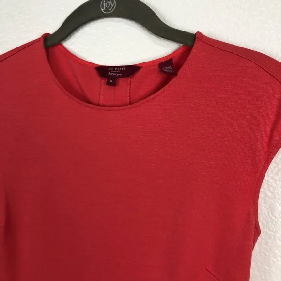 Ted Baker London Coral Harmia Pocket Jersey Dress - Picture 4 of 13